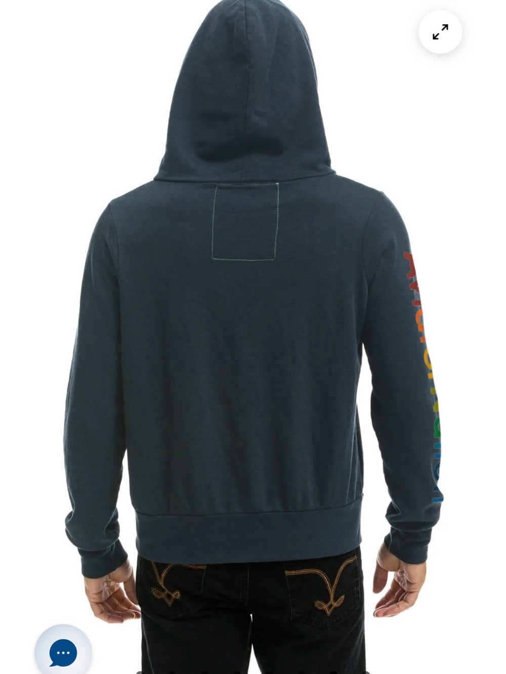 ๐ AVIATOR NATION VENICE HOODIE - CHARCOAL Large - Picture 8 of 14